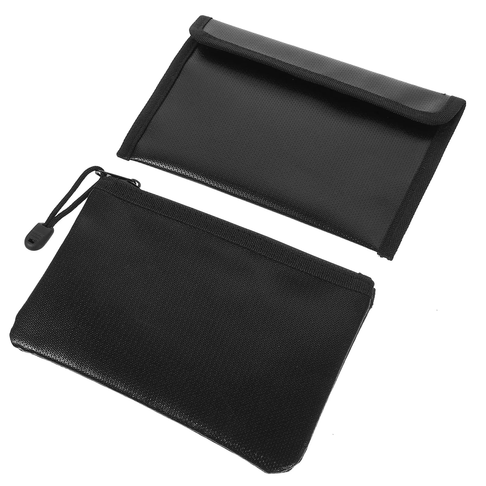 2pcs Fireproof File Bag Waterproof Document Holder Fire Resistant Bag for Office Receipt Container for Teachers